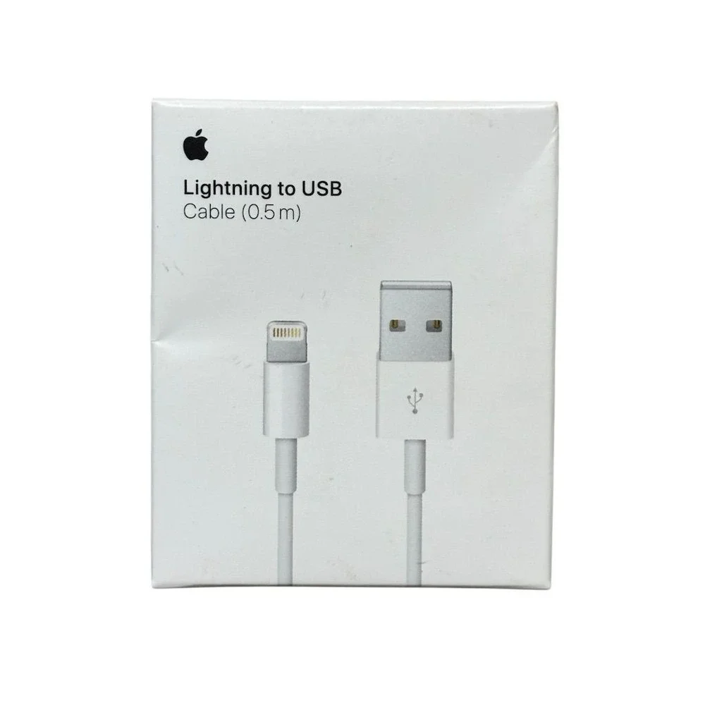 Apple‎ Lightning to USB Cable 0.5m White Original Packaging